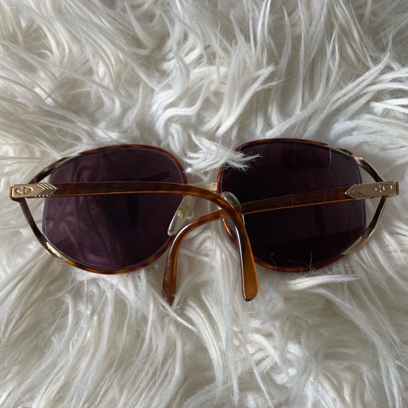 1940's CHRISTIAN DIOR VINTAGE OVERSIZED GLASSES - Picture 3 of 8